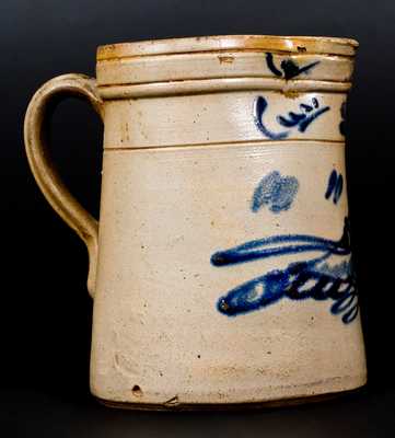 Massachusetts Stoneware Bird Pitcher, c1860