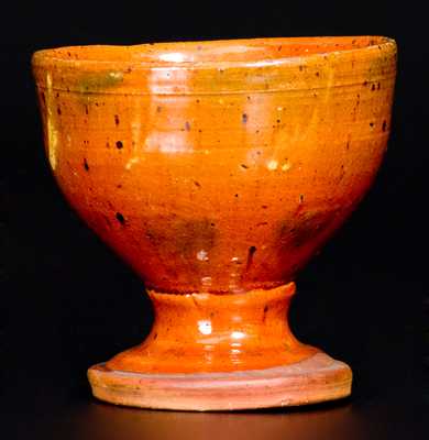 Slip-Decorated Pennsylvania Redware Master Salt