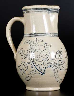 Remmey, Philadelphia, Stoneware Presentation Pitcher, 