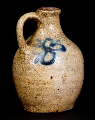 Very Rare Miniature 18th Century Manhattan Stoneware Jug