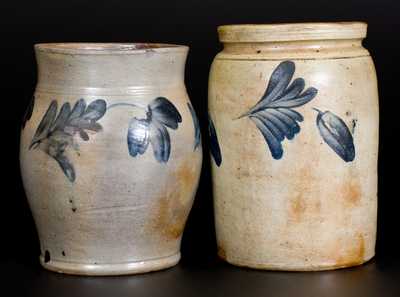 Lot of Two: Stoneware Jars att. Richard Remmey, Philadelphia, PA