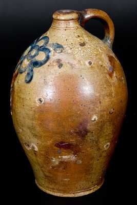 3 Gal. Stoneware Jug with Fine Incised Decoration, Manhattan, early 19th century