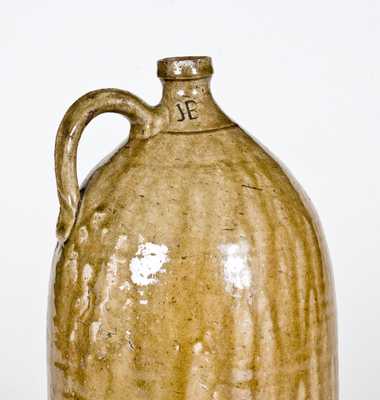 Rare 1 Gal. JB (John Barnes, Randolph Co., Alabama) Stoneware Jug