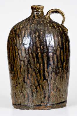 1 Gal. Crawford County, Georgia Stoneware Jug Marked "R"