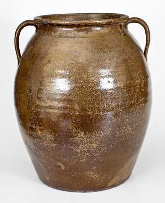 Very Fine Large Double-Handled Stoneware Jar, Washington County, GA