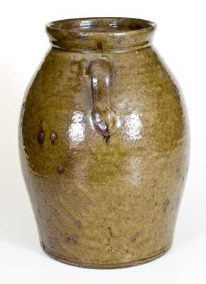 Fine 3 Gal. BM (Billy Merritt, Crawford County, Georgia) Stoneware Churn