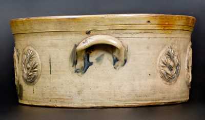 Outstanding T. G. BOONE & SONS / SANDS ST. BROOKLYN Monumental Stoneware Butter Pot