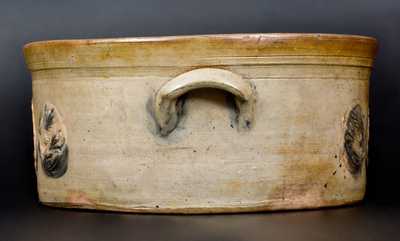 Outstanding T. G. BOONE & SONS / SANDS ST. BROOKLYN Monumental Stoneware Butter Pot