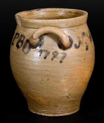 Important Stoneware Jar Inscribed 