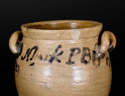 Important Stoneware Jar Inscribed 