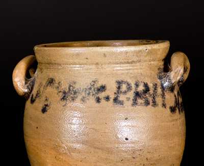 Important Stoneware Jar Inscribed 