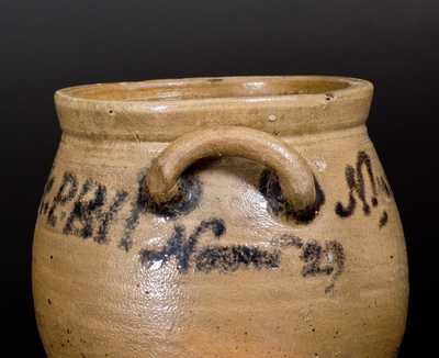 Important Stoneware Jar Inscribed 