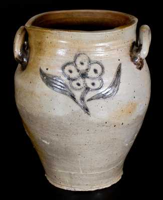 Rare Incised Stoneware Jar, attrib. Crolius Family, New York City, circa 1800