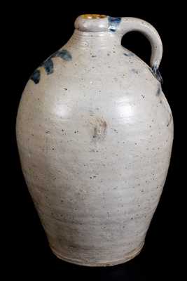 Very Rare NYC Stoneware Jug Inscribed 