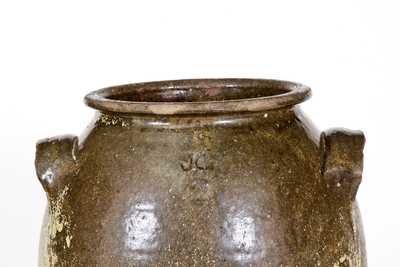 2 Gal. JG Stoneware Jar, John Goodman, Lincoln County, NC, circa 1880