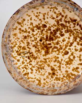 BOSTON EARTHEWARE MANUF G CO Rockingham Glazed Storage Jar