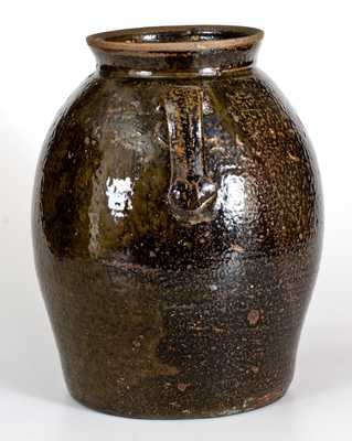 Fine 5 Gal. Crawford County, Georgia Double-Handled Stoneware Jar