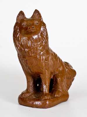 Scarce SUPERIOR CLAY CO. / UHRICHSVILLE, OH Sewertile Dog Figure