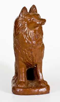 Scarce SUPERIOR CLAY CO. / UHRICHSVILLE, OH Sewertile Dog Figure