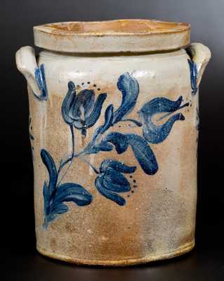 Very Fine JOHN BELL / WAYNESBORO 2 Gal. Stoneware Jar with Elaborate Decoration
