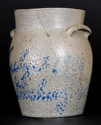 Very Rare S. BELL Stoneware Jar Inscribed