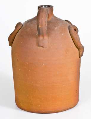 Rare Stoneware Face Jug, Inscribed 