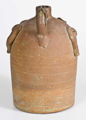 Rare Stoneware Face Jug, attributed to the Brown Family, Atlanta, Georgia, early 20th century