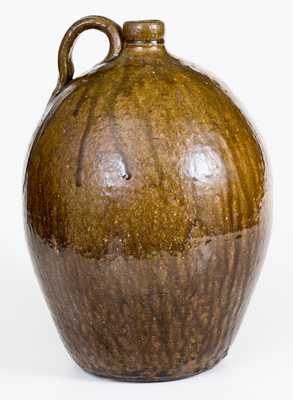James Franklin Seagle, Vale, Lincoln County, NC Stoneware Jug, Stamped
