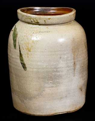 Two-Gallon Stoneware Jar, Stamped