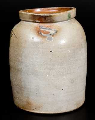 Two-Gallon Stoneware Jar, Stamped