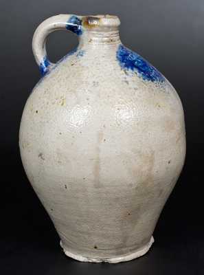 2 Gal. Stoneware Jug with Cobalt Decoration, probably Albany, NY, early 19th century