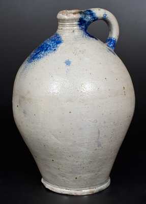 2 Gal. Stoneware Jug with Cobalt Decoration, probably Albany, NY, early 19th century