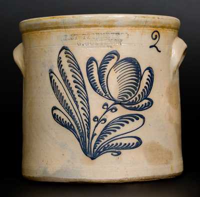 F. STETZENMEYER & G. GOETZMAN / ROCHESTER, NY Stoneware Crock