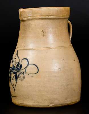 2 Gal. Stoneware Pitcher with Cobalt Decoration, Northeastern US, circa 1875