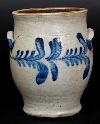 R.C.R. / PHILA. Stoneware Jar, Richard Remmey, Philadelphia, circa 1870