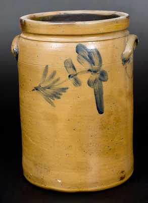 3 Gal. Decorated Stoneware Jar att. R. J. Grier, Chester County, PA
