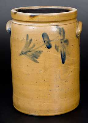 3 Gal. Decorated Stoneware Jar att. R. J. Grier, Chester County, PA