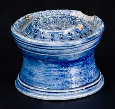 Very Unusual New York State Stoneware Sander Inscribed "I. J"