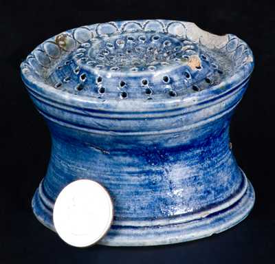 Very Unusual New York State Stoneware Sander Inscribed "I. J"