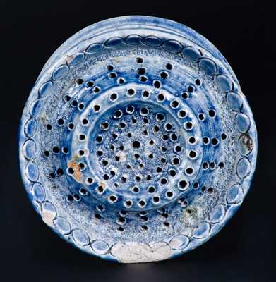 Very Unusual New York State Stoneware Sander Inscribed "I. J"