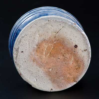 Very Unusual New York State Stoneware Sander Inscribed "I. J"