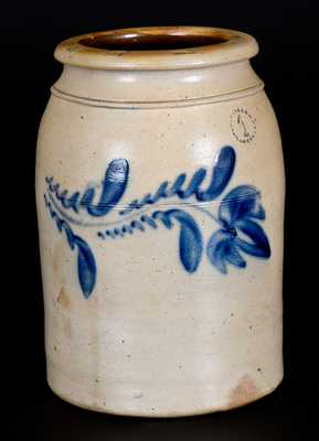 1 Gal. Stoneware Jar att. D. P. Shenfelder, Reading, PA