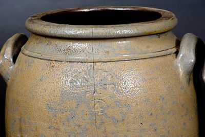 Lot of Two: 4 Gal. Stoneware Jars by HAMILTON / GREENSBORO, PA