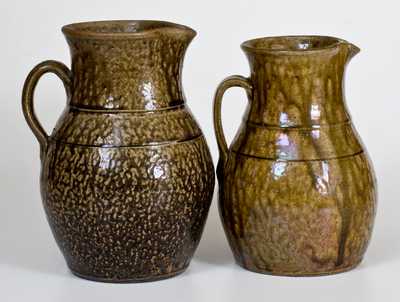 Lot of Two: Crawford County, Georgia Stoneware Pitchers