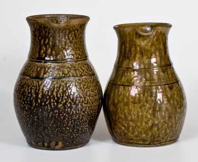 Lot of Two: Crawford County, Georgia Stoneware Pitchers