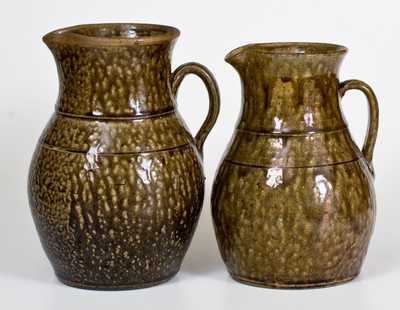 Lot of Two: Crawford County, Georgia Stoneware Pitchers