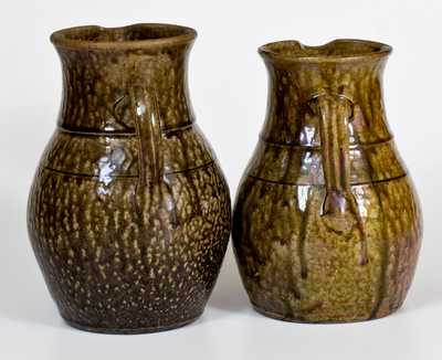 Lot of Two: Crawford County, Georgia Stoneware Pitchers