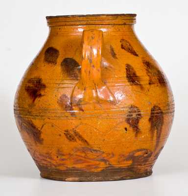 Large-Sized Redware Jar with Manganese Decoration, possibly Cain Pottery, East Tennessee