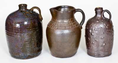 Lot of Three: Southern Stoneware Vessels