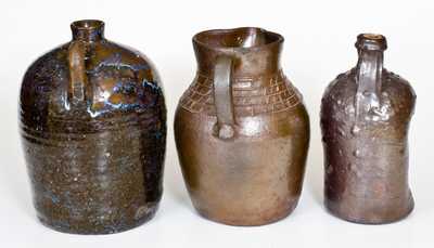 Lot of Three: Southern Stoneware Vessels